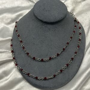 red infinity necklace